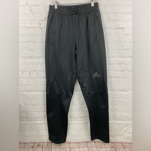 Adidas Performance Sport Mens Black  Pull On Climalite (see Measurements) Pants - Picture 2 of 7